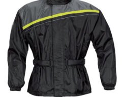 DOUGLAS RAIN JACKET BLACK YELLOW