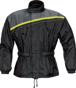 DOUGLAS RAIN JACKET BLACK YELLOW