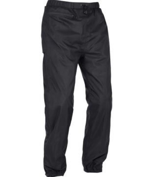 SIDE ZIP RAIN RAIN PANTS BLACK