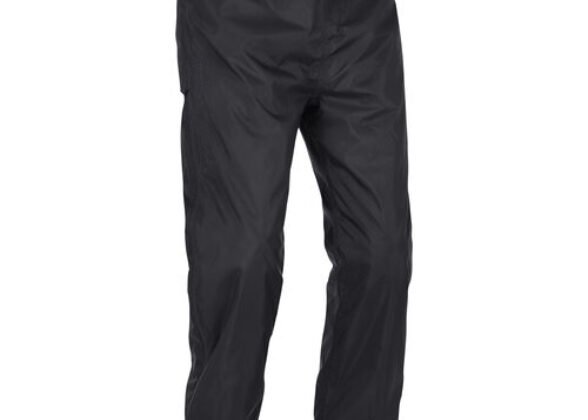SIDE ZIP RAIN RAIN PANTS BLACK