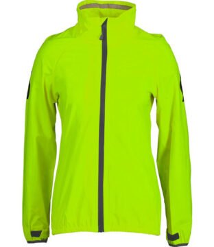 W S ERGONOMIC PRO DP LADIES RAIN JACKET YELLOW